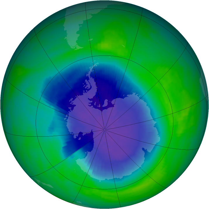 Ozone Map 1990-10-23